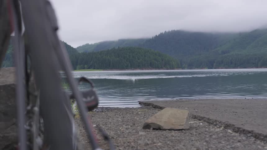 Man Cycling Outdoors
