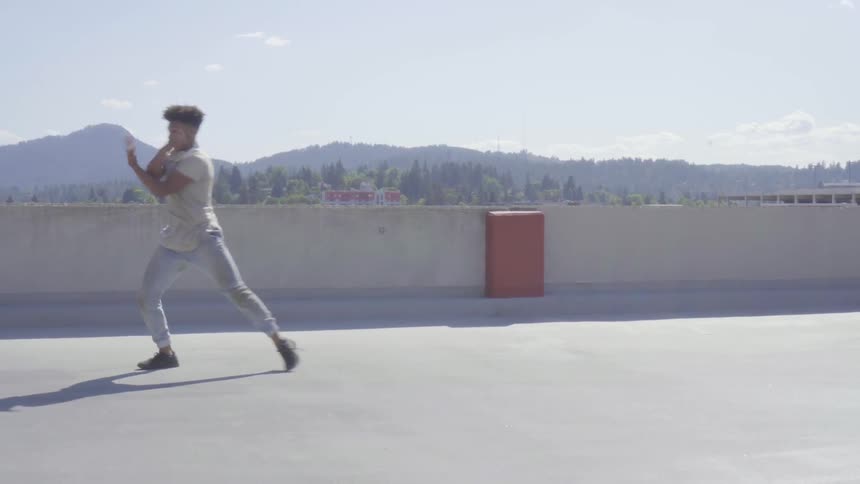 Man Dancing In Different Places