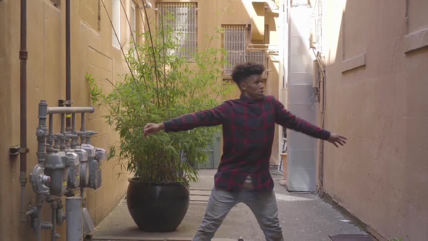 Man Dancing In Different Places