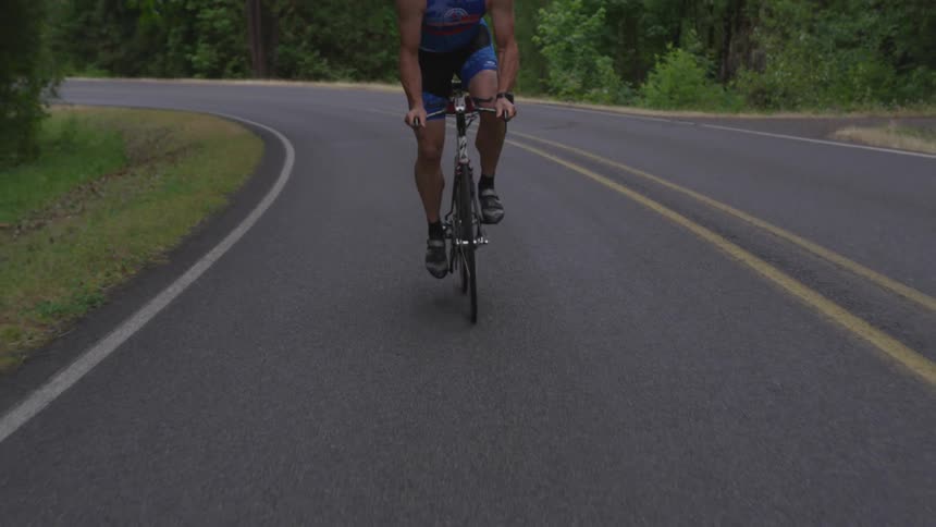 Man Cycling Outdoors