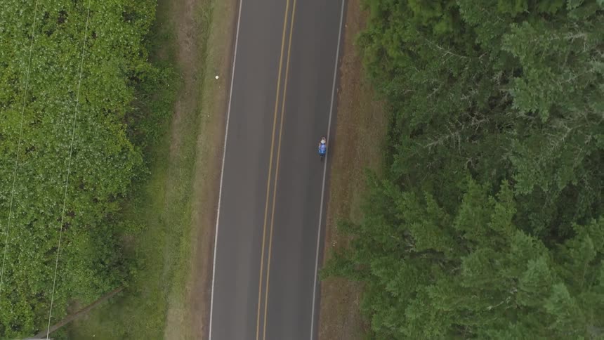 Man Cycling Outdoors