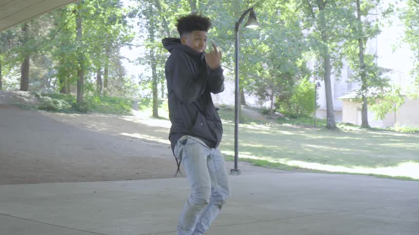 Man Dancing In Different Places