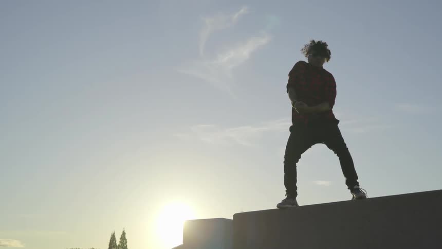 Man Dancing In Various Places