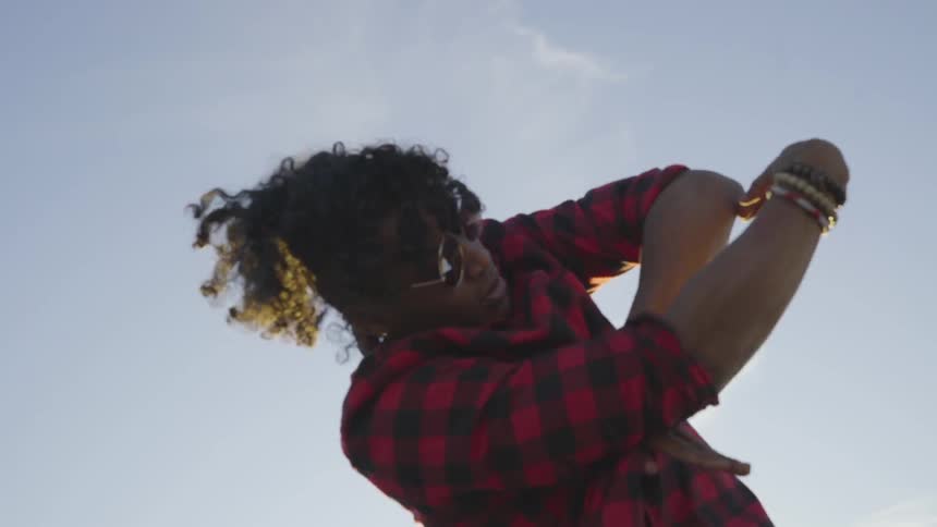 Man Dancing In Various Places