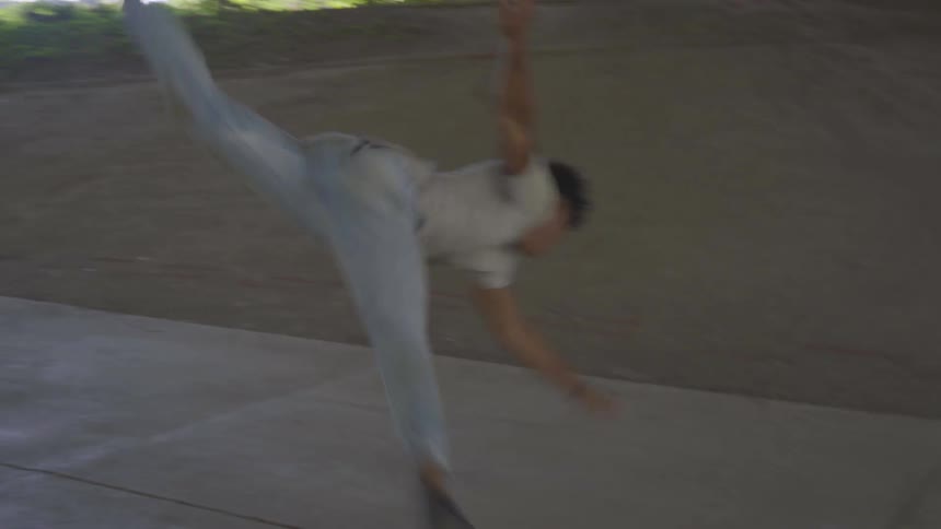 Man Dancing In Different Places