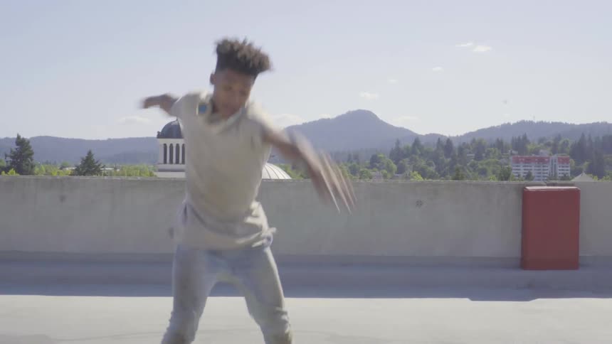 Man Dancing In Different Places