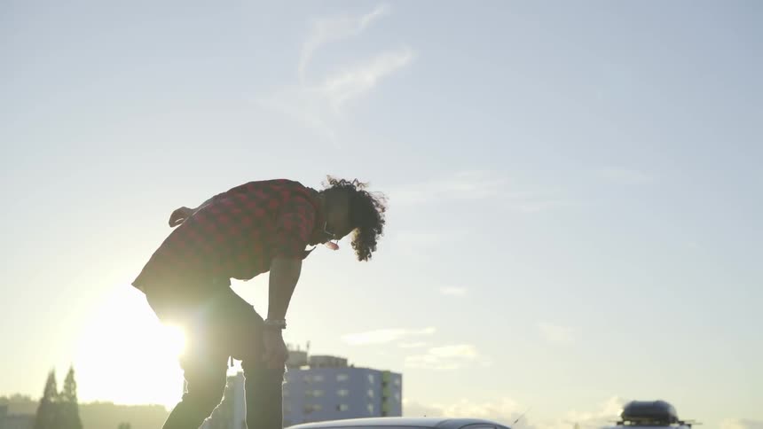 Man Dancing In Various Places