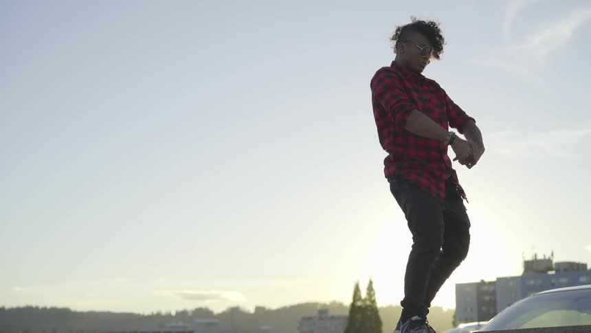 Man Dancing In Various Places