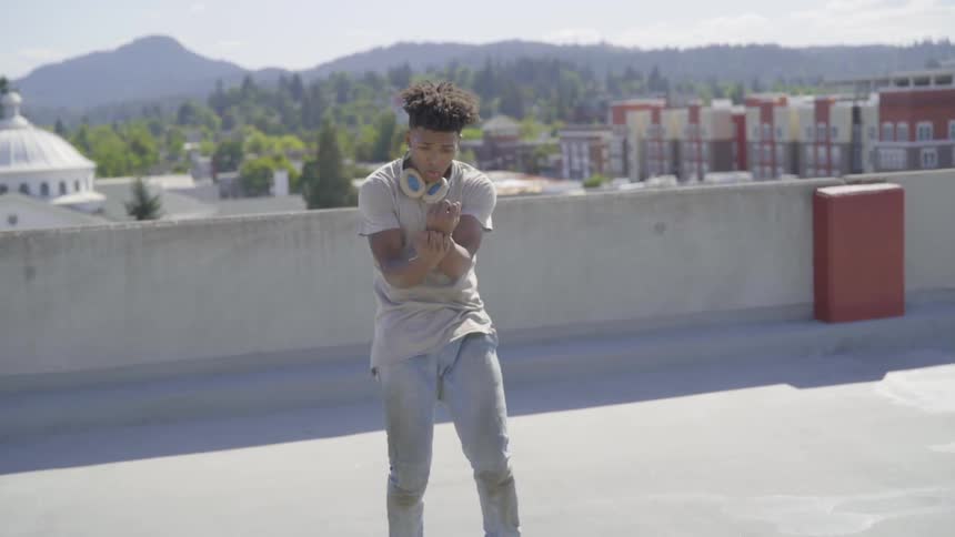 Man Dancing In Different Places
