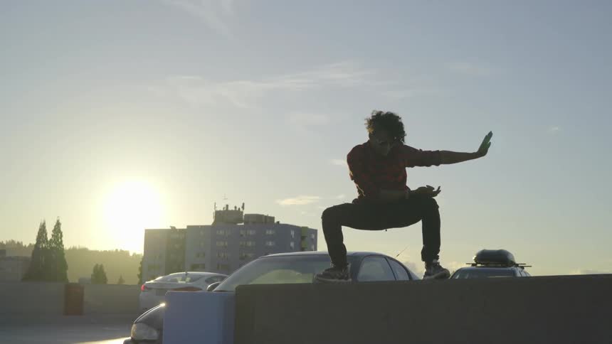 Man Dancing In Various Places
