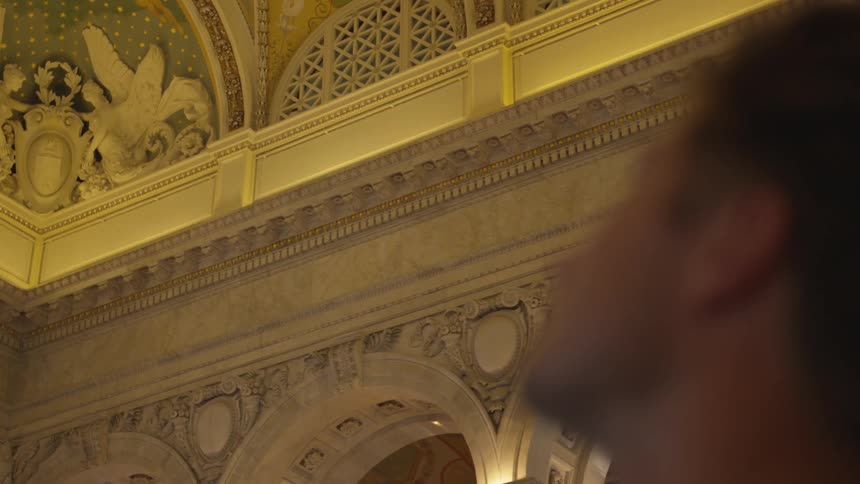 Man Exploring Washington Dc