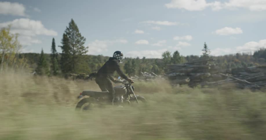 Man And His Motorcycle
