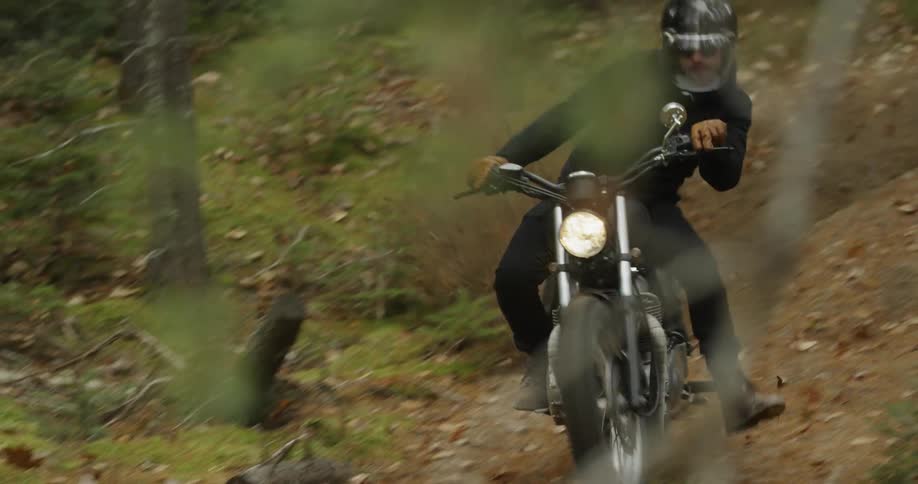 Man And His Motorcycle