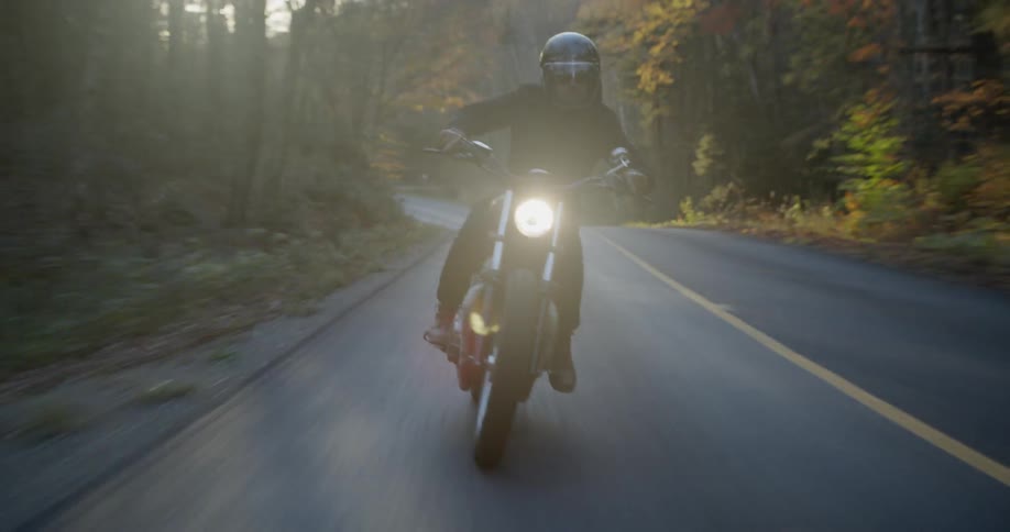 Man And His Motorcycle