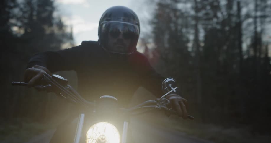 Man And His Motorcycle