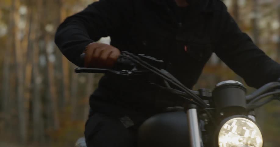 Man And His Motorcycle