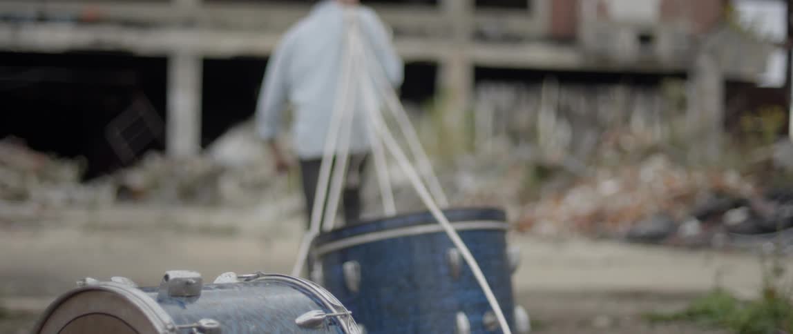 Man Finds Instruments In Rubble