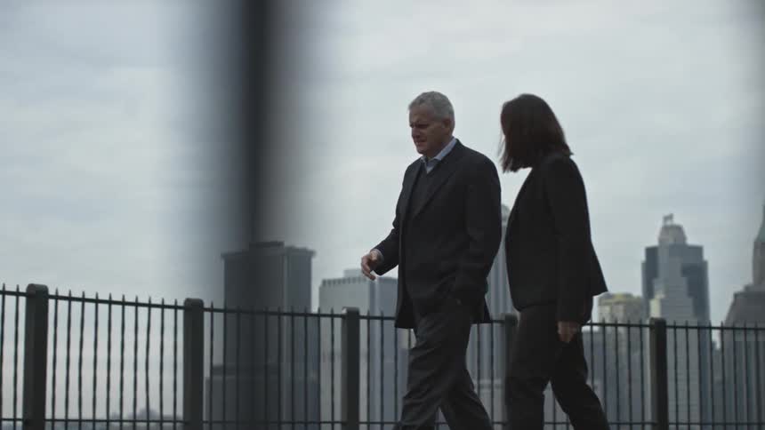 A couple walking together