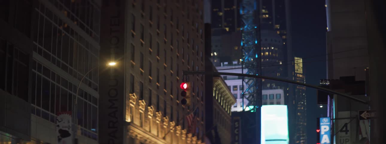 Office building at night