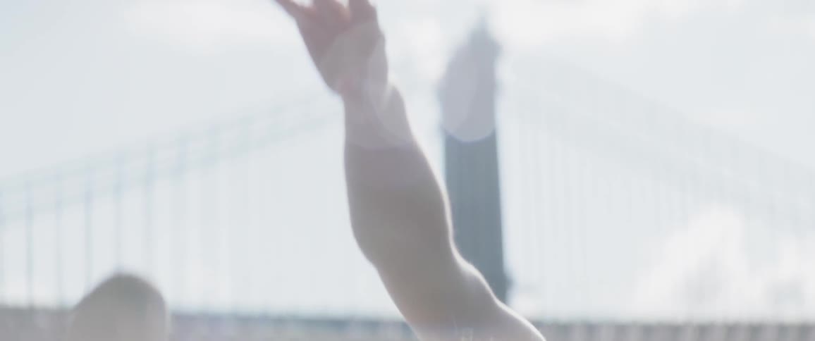 Woman Dancing In New York