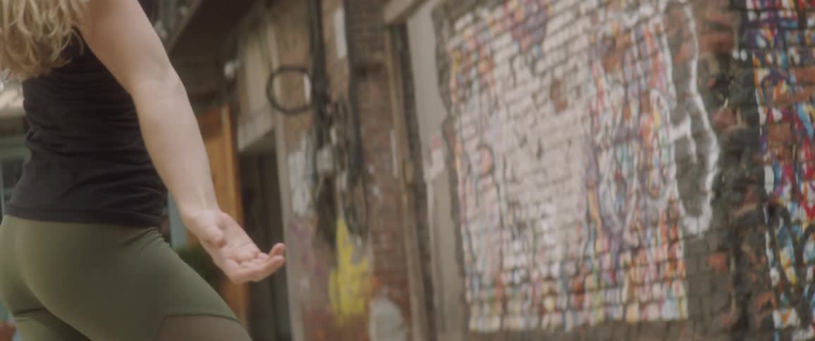 Woman Dancing In New York