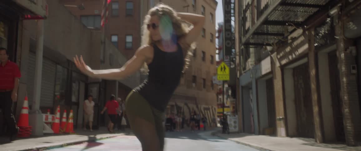 Woman Dancing In New York