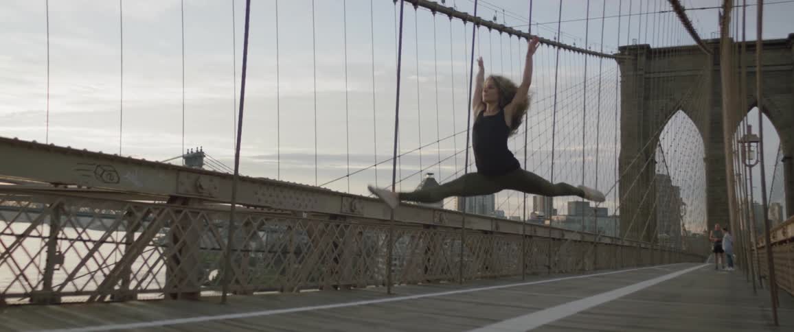 Woman Dancing In New York