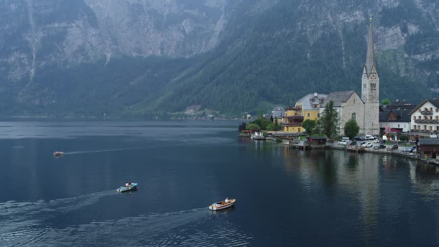 Hallstatt Austria Aerials
