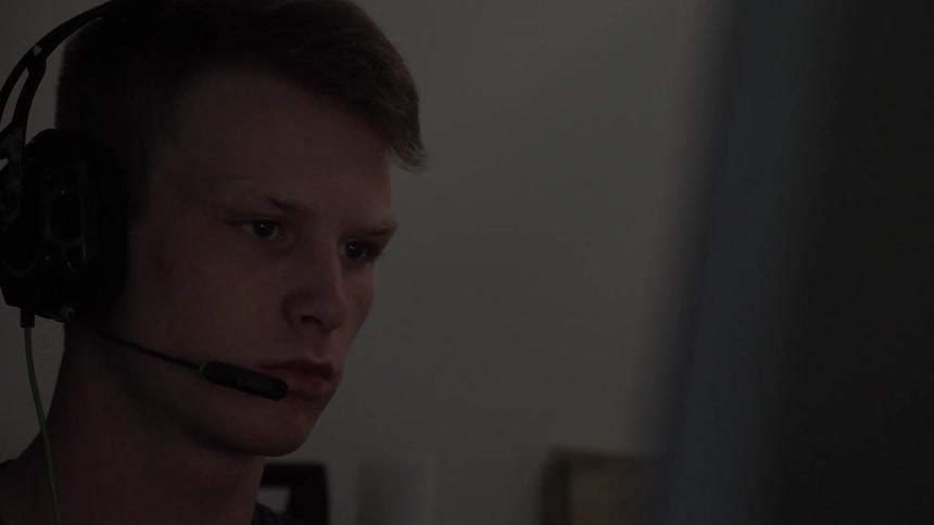 Man Playing Video Games