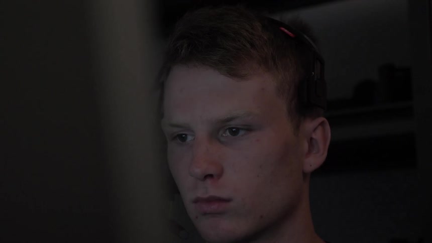 Man Playing Video Games