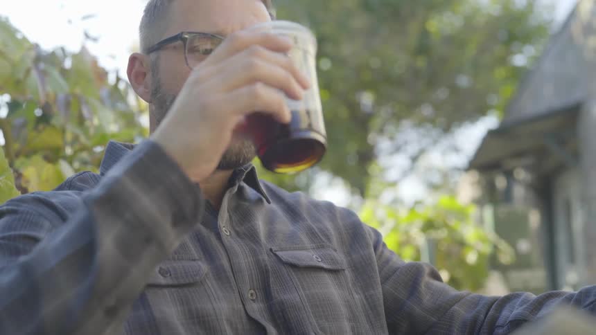 Man Spending Time Alone