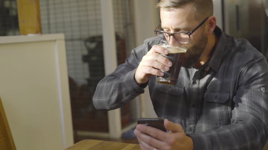 Man Spending Time Alone
