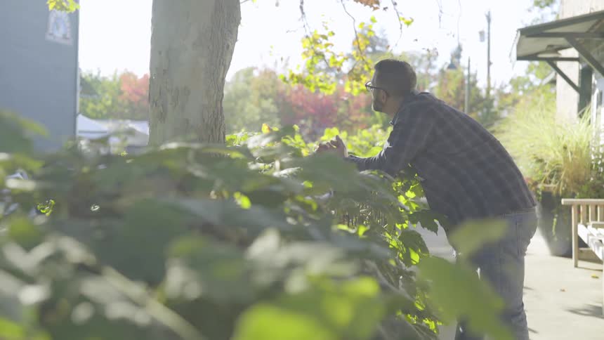 Man Spending Time Alone