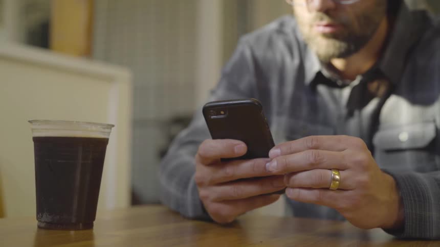 Man Spending Time Alone