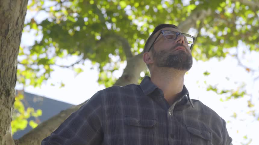 Man Spending Time Alone