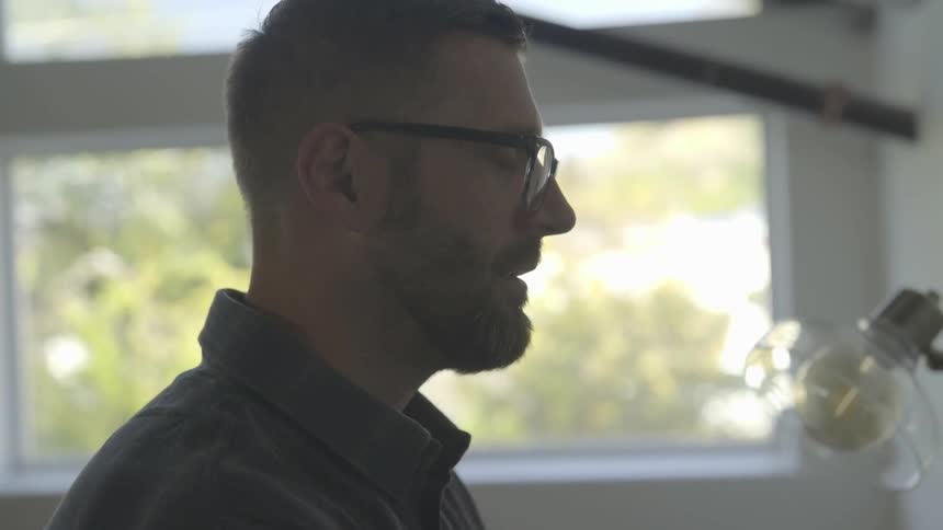 Man Spending Time Alone