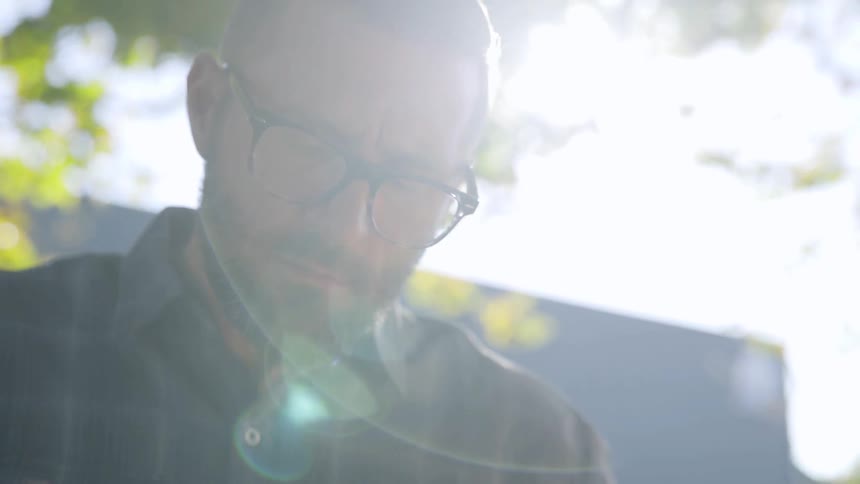 Man Spending Time Alone