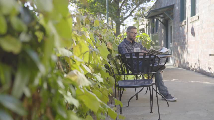 Man Spending Time Alone