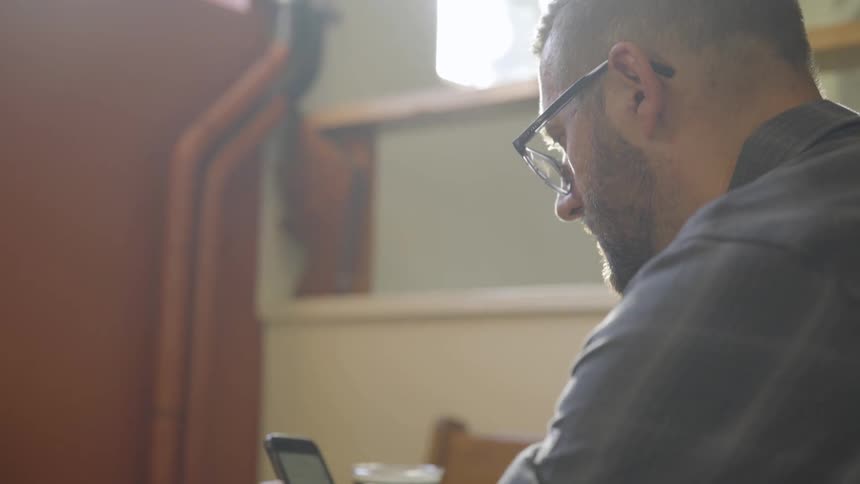 Man Spending Time Alone