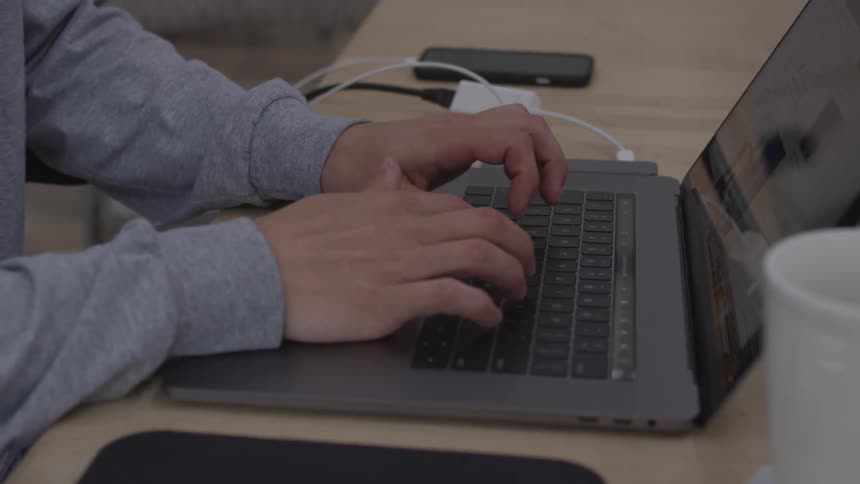 Man Using Electronics