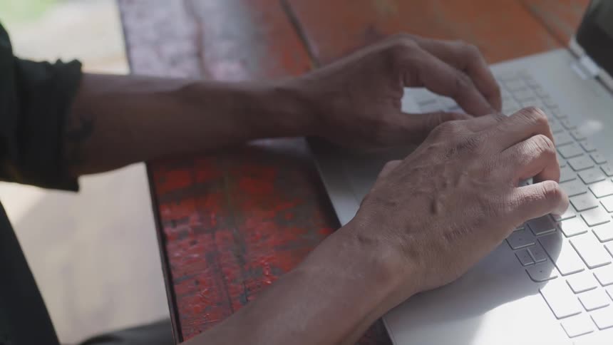 Man Working At Desk