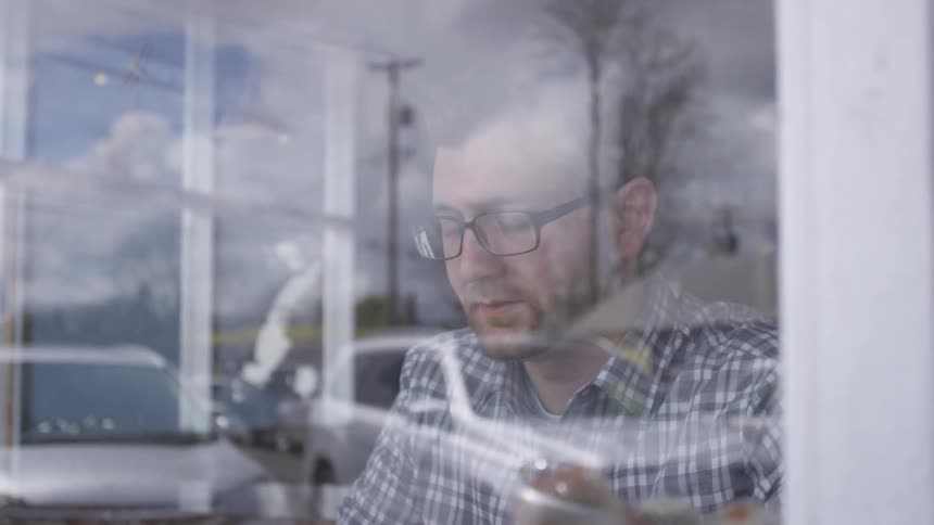Man Working In Various Locations