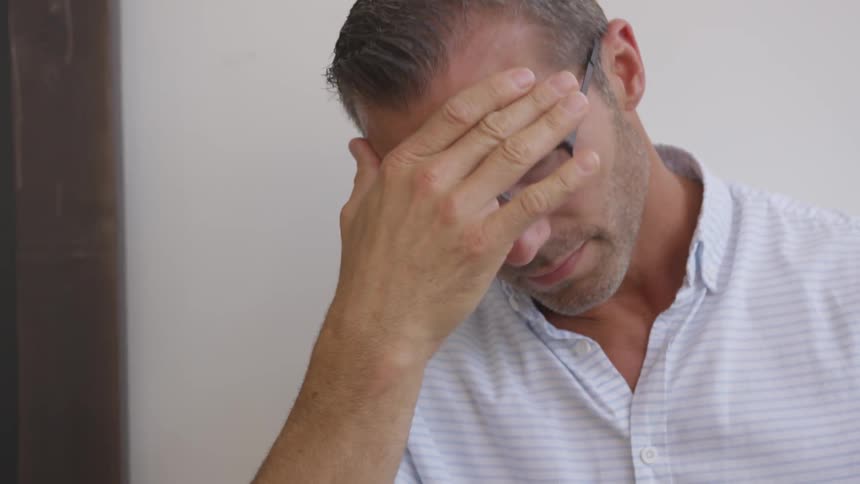 Man Working In Office By Himself