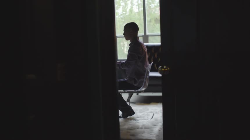 Man Working In Office