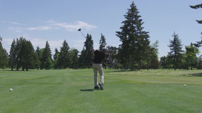 Men Playing Golf