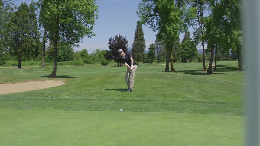 Men Playing Golf