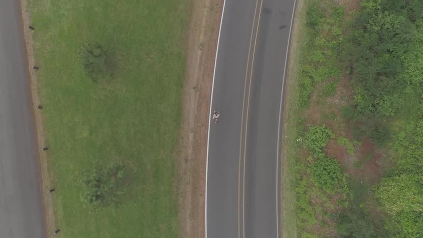 Middle Aged Man Jogging