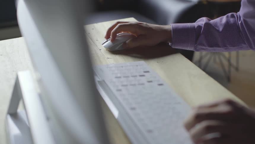 Man Working In Office