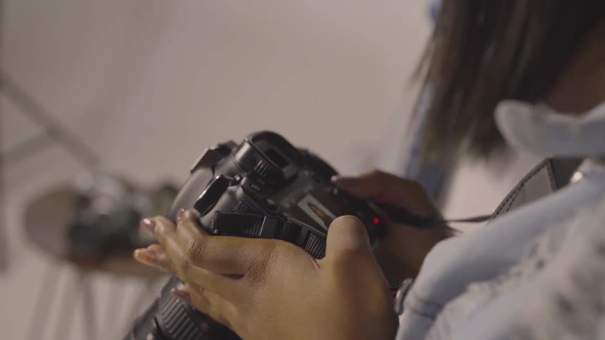 Models At A Studio Photoshoot