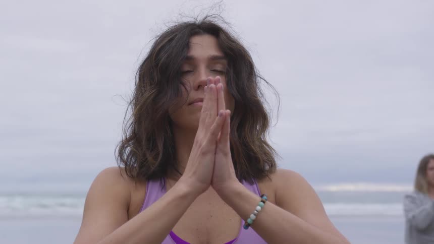 Moms Doing Yoga And Spending Time With Each Other